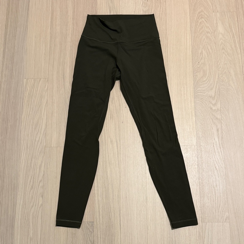 Lululemon Align high waist legging in olive green